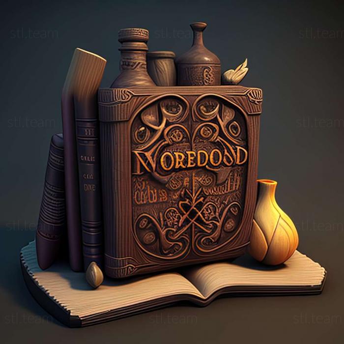 3D model Wonderbook Book of Potions game (STL)
